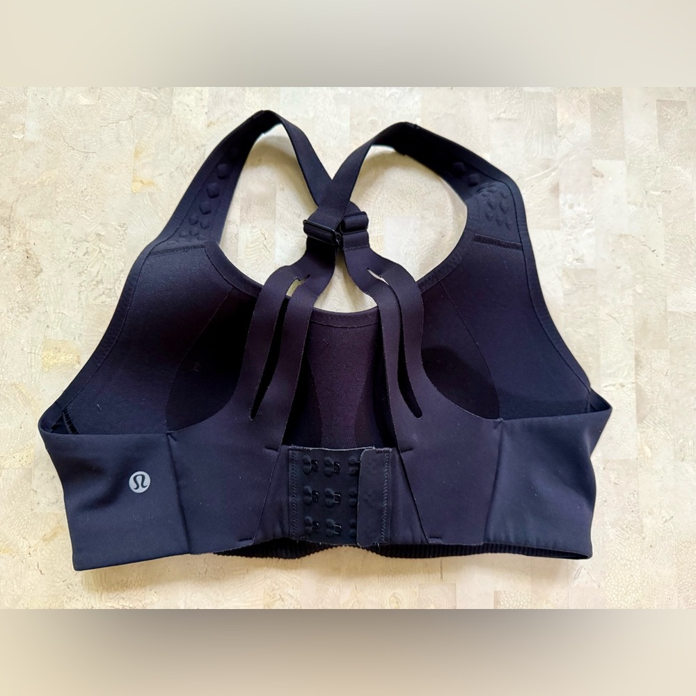 Lululemon Air Support Bra 34C Black High Support Running Sports Bra Activewear - Picture 4 of 6